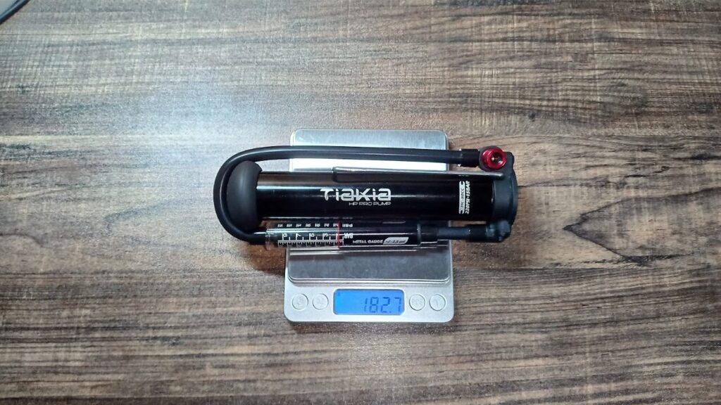 Tiakia携帯ポンプの重量