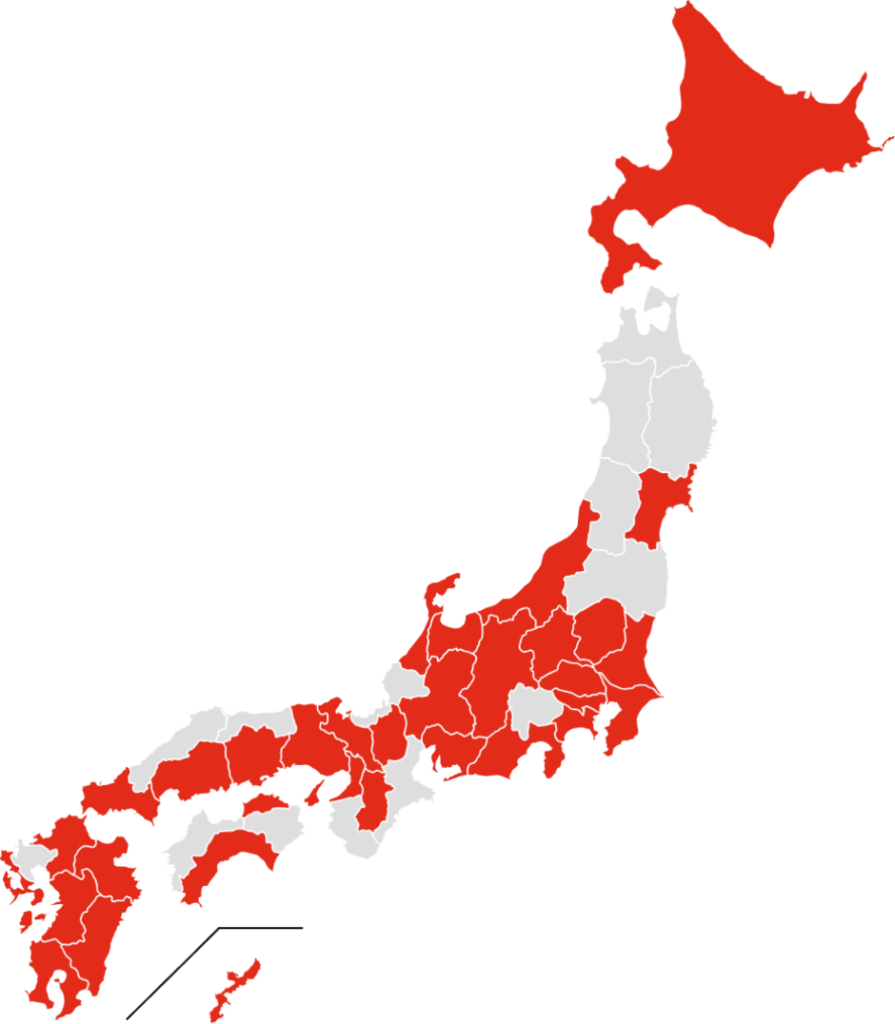 menuサービスエリアマップ